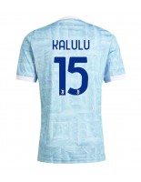 Juventus Pierre Kalulu #15 Bortedrakt 2025-26 Korte ermer